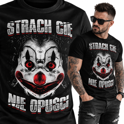 KOSZULKA HORROR STRACH CIĘ NIE OPUŚCI